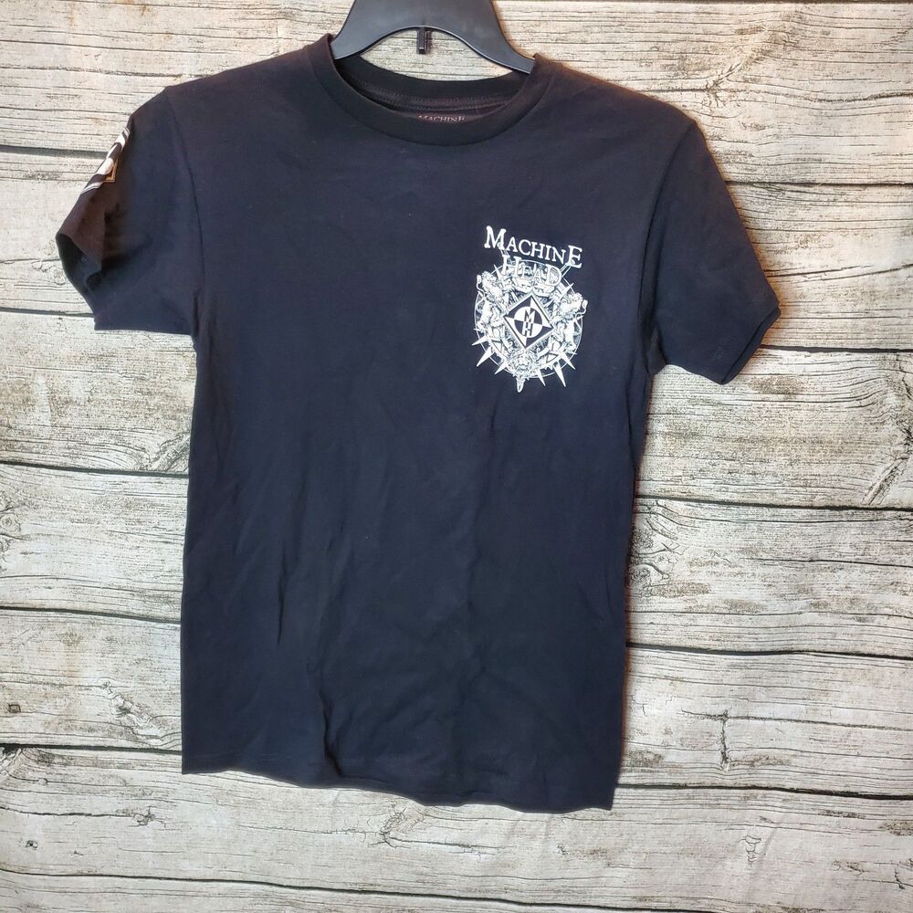 Junior's Machine Head Thrash Heavy Metal Band Tour T-Shirt Black Rock Tee Sz S